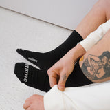 Chaussettes noire/écru - Rollande