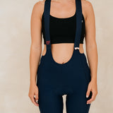 Bibshort court à bretelles - Raphaëlle Navy