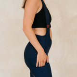 Bibshort court à bretelles - Raphaëlle Navy