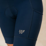 Bibshort court à bretelles - Raphaëlle Navy