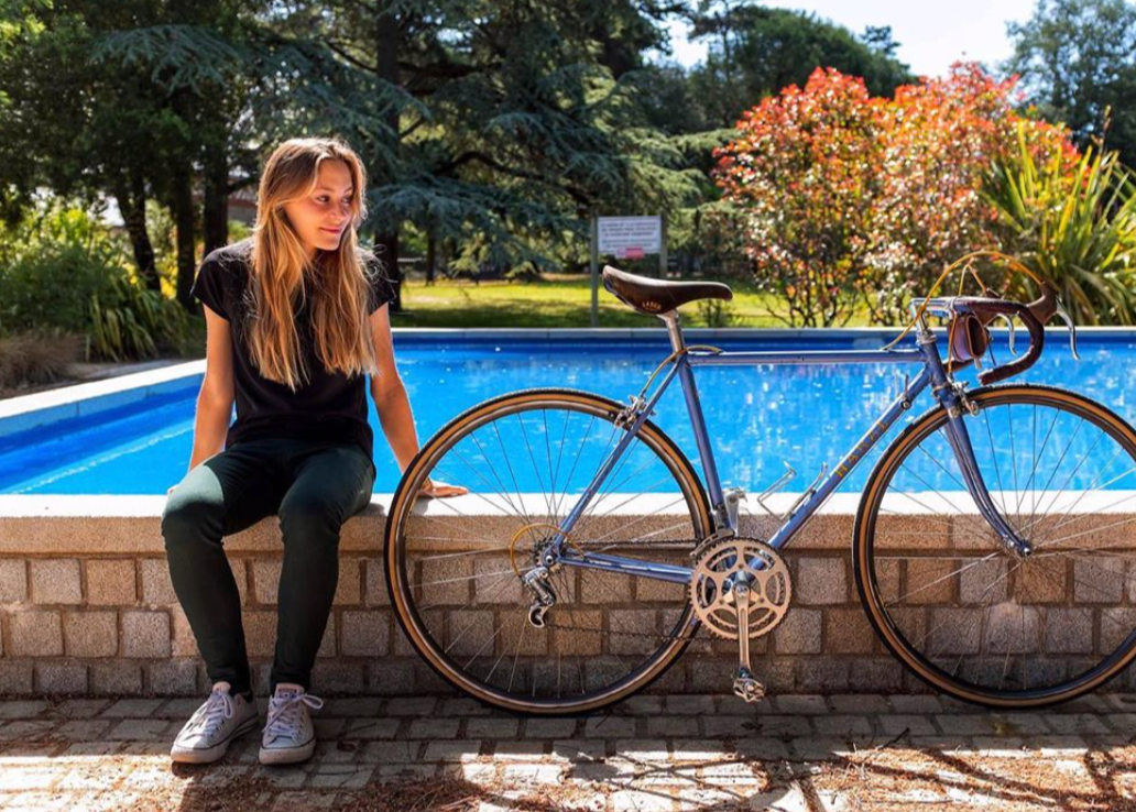 WOMAN CYCLING