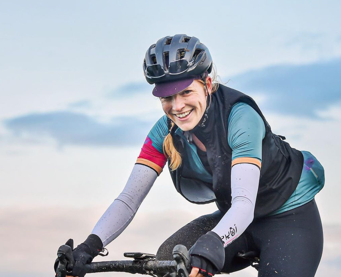 Woman cycling