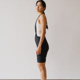 Bibshort court à bretelles - Raphaëlle Noir