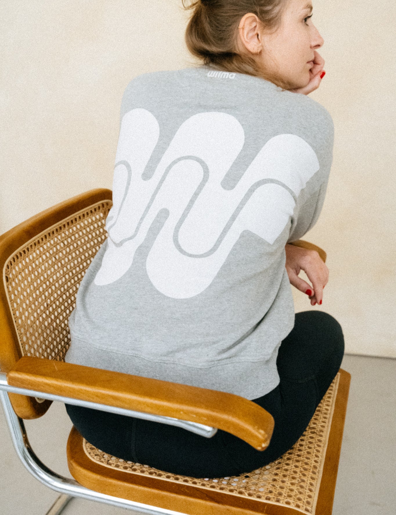Sweat gris dos #color_Ecru
