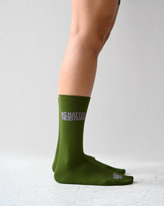 Chaussettes kaki - Rollande — vue 1 | Wilma
