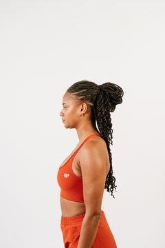 Sports bra - Robyn rust — view 3 | Wilma