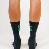 Chaussettes mérinos bleu - Margaux