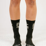 Chaussettes mérinos anthracite - Margaux