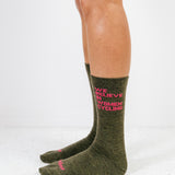 Chaussettes mérinos kaki - Margaux