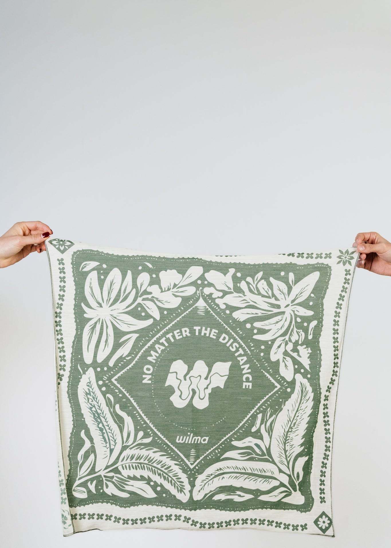 Bandana en laine Mérinos - Clara Vert