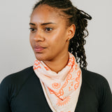 Bandana en laine Mérinos - Clara Orange