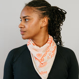 Bandana en laine Mérinos - Clara Orange