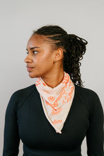 Bandana en laine Mérinos - Clara Orange