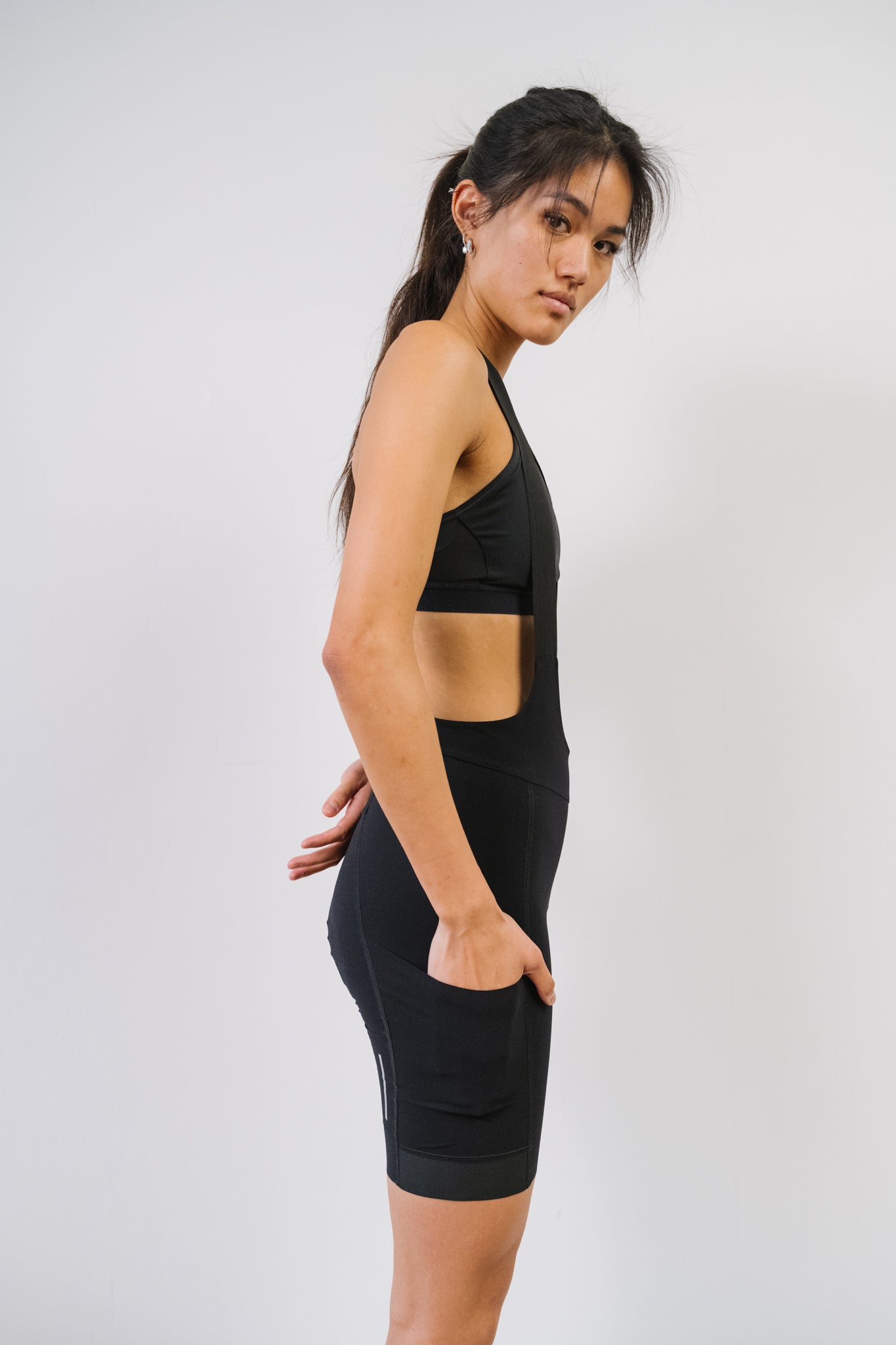 Cuissard à Bretelles ROCKBROS Pour Femmes - Short De Vélo Rembourré, Respirant Et Avec Poche Arrière