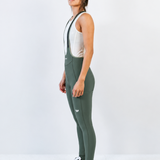 Bibshort long à bretelles - Amélia Kaki