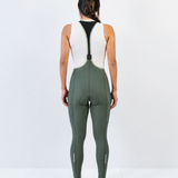 Bibshort long à bretelles - Amélia Kaki