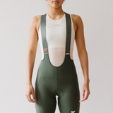 Bibshort court à bretelles - Raphaëlle kaki