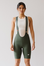 Bibshort court à bretelles - Raphaëlle kaki