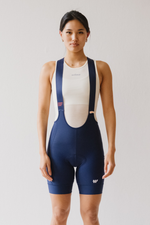 Bibshort court à bretelles - Raphaëlle Navy