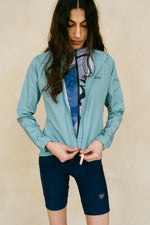 Coupe-vent de cyclisme pour femmes turquoise #color_Turquoise