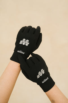black gloves (front view) #color_Black