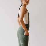 Bibshort court à bretelles - Raphaëlle kaki