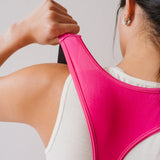 Bibshort court à bretelles - Raphaëlle rose