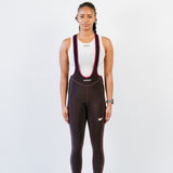 Cuissard long d'hiver Amélia aubergine vue de face