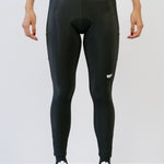 Cuissard long d'hiver Alba noir sans bretelles vue de face