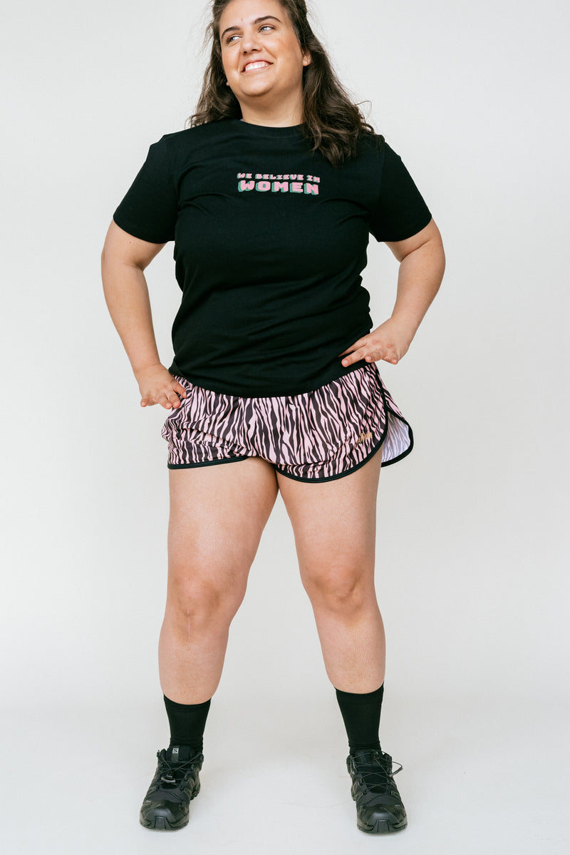 Zebra running shorts