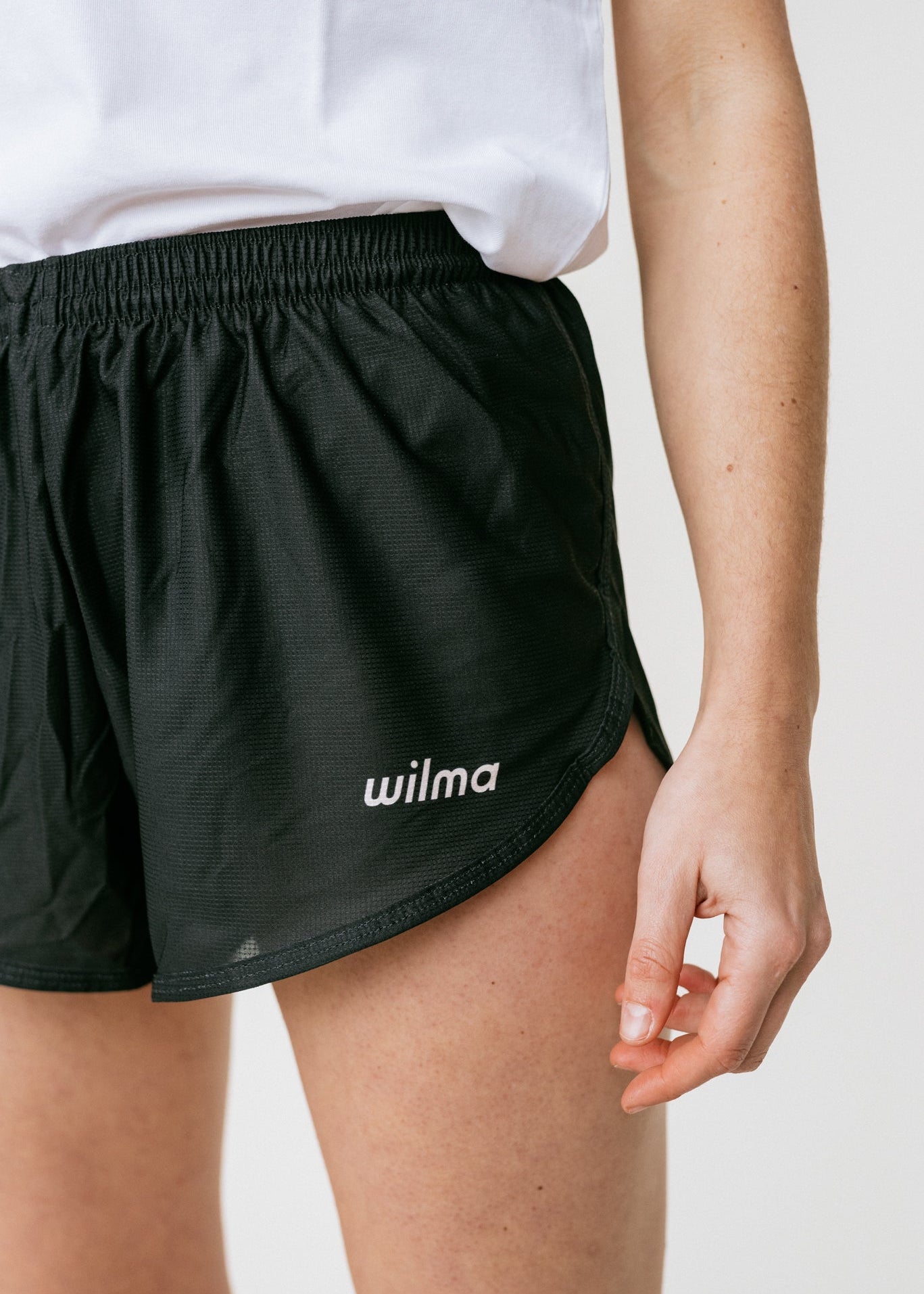 Short de running - Noir — vue 1 | Wilma
