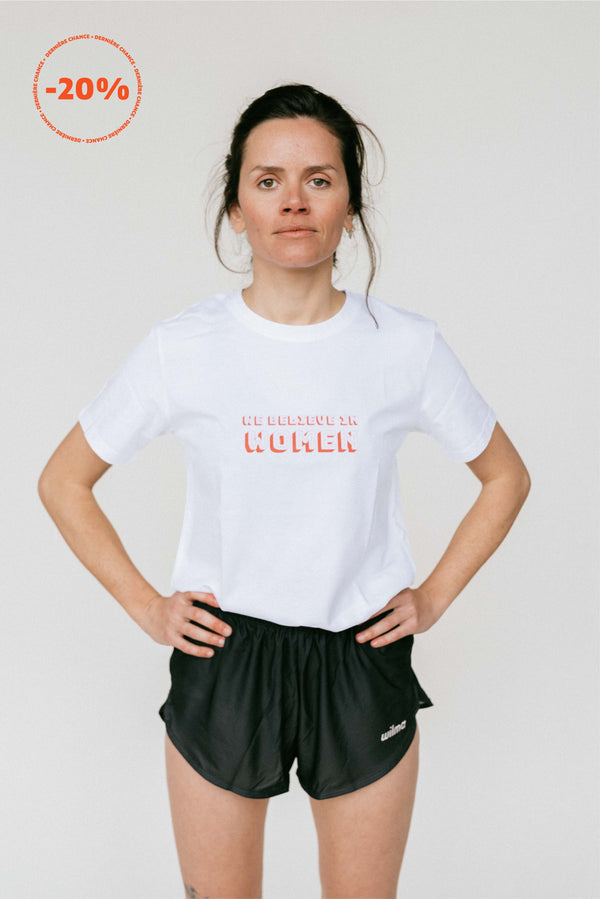 Tee-shirt coton bio blanc WOMEN