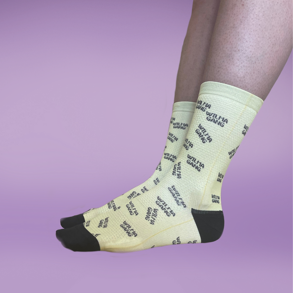 "WILMA GANG" yellow socks
