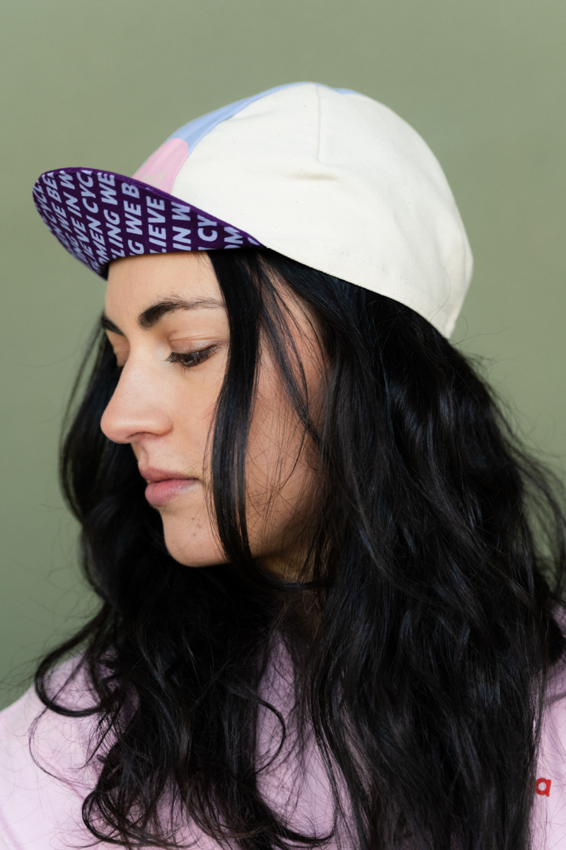 Casquette de cyclisme bleue