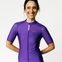 Jersey vélo femme vue de face de la marque de vêtements de cyclisme wilma #color_Violet