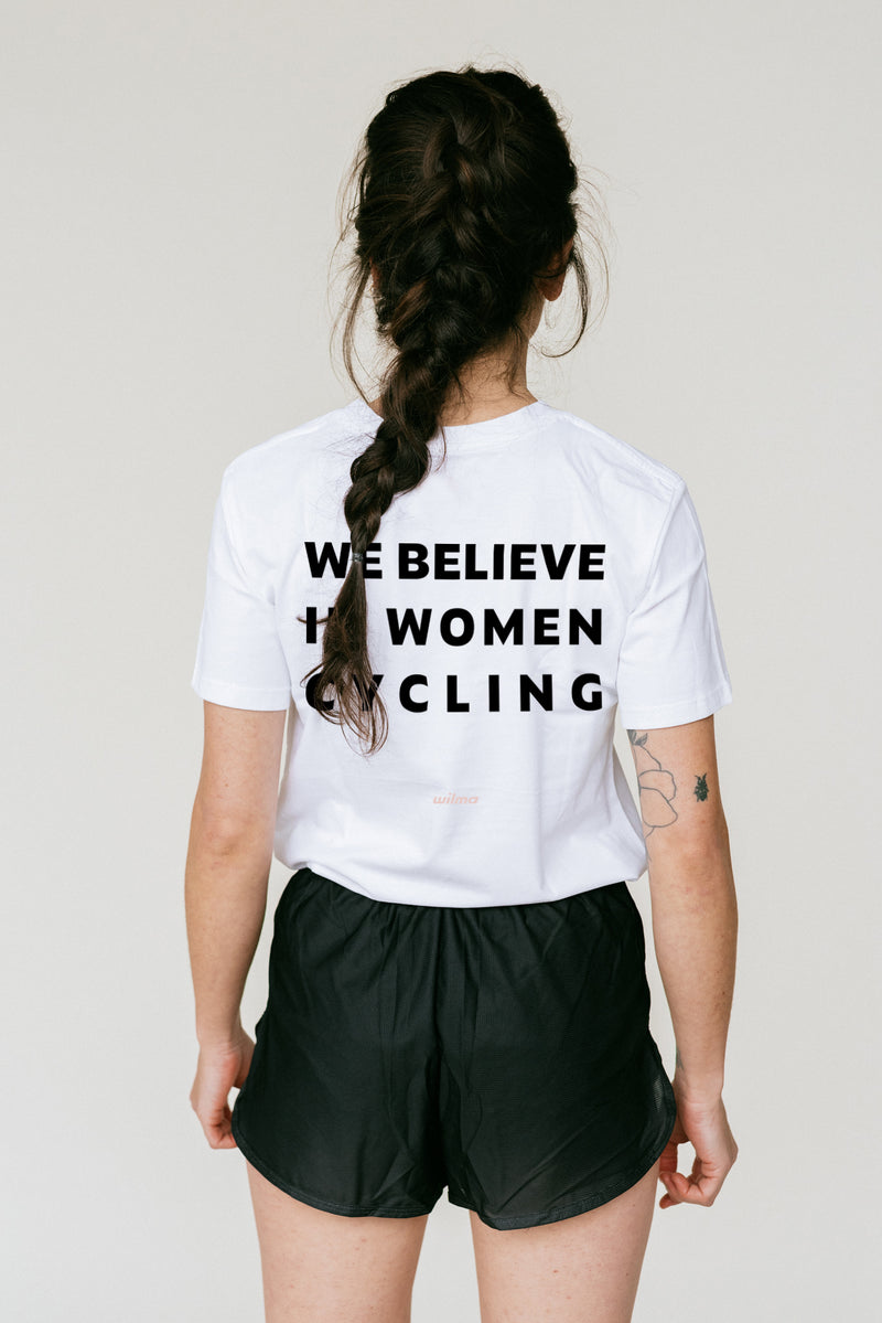 We believe in women cycling - Black